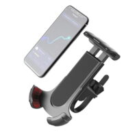 Bike & Motorcycle Phone Mount Handlebar Holder For Any Cell Phones with Thick Phone Case Fit iPhone X XR Xs max 8 8s 7 PLUS Samsung Galaxy S10 S9 S8 Note 10 9 8 (Metal Black)