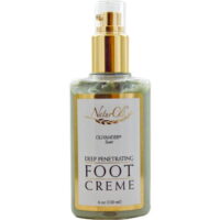 NaturOli Deep Penetrating Foot Creme - Large 4-oz Size! Possibly The Most Effective, Natural Foot Creme Available! No More Sore, Cracked and Calloused feet! - Made in USA!