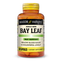 Mason Natural Bay Leaf - Healthy Blood Sugar Balance and Cholesterol Levels, Aids Indigestion, 60 Capsules