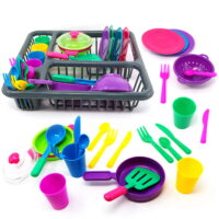 Big Mo’s Toys Pretend Play Dishes Playset – Little Chef Set, Kids Serving Dis