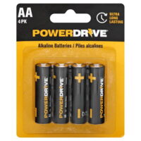 Powerdrive LDR64B Power Drive Alkaline Aa 4pk