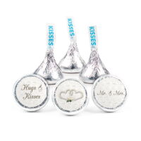 324ct Wedding Stickers for Hershey's Kisses Candy Favors for Guests