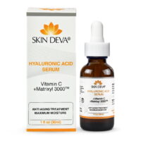 Skin Deva Hyaluronic Acid Vitamin C Serum for Skincare Treatments - 1 oz - White