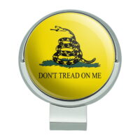 Gadsden Flag Don't Tread on Me Tea Party Golf Hat Clip With Magnetic Ball Marker