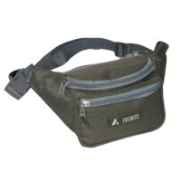 Everest Unisex Signature Waist Fanny Pack Olive Green