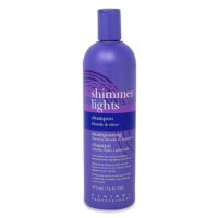 Clairol Shimmer Shimmer Lights Blonde and Silver Color Protection Shine Enhancing Daily Shampoo, 16 fl oz