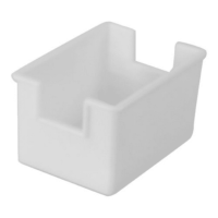 Winco Plastic Sugar Packet Holder, 3-1/2'L x 2-1/2'W x 2'H, White