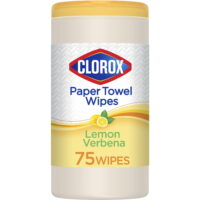 Clorox Multi-Purpose Paper TowelWipes, Lemon Verbena Scent - 75 Wipes