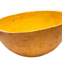 100% Authentic Ghanaian Handmade Calabash Bowl/Cup, Medium (4.5 - 5.5 inches – diameter) by My Organic Shea