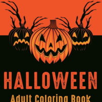 Halloween Adult Coloring Book : 40 Unique Designs Jack-o-Lanterns, Witches, Haunted Houses, and many More (Paperback)
