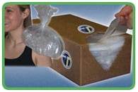 Pro Tec Recycled Plastic Ice Bags 100 pack