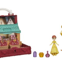 Disney Frozen 2 Portable Pop-up Village Playset, Includes Anna Doll, 5 Accessories