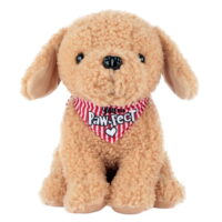 WAY TO CELEBRATE! 14.5' Valentine's Day Sitting Puppy Plush Toy