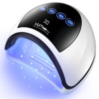 Gel UV LED Nail Lamp, UV Nail Curing Light for Nail Polish with 4 Timer Settings, Automatic Sensor & LED Display, Nail Dryer for Salon and Home