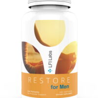LFI Restore For Men - 100% Pure Saw Palmetto Supplement For Prostate Health - Reduce Frequent Urination & DHT Blocker To Fight Hair Loss - 500mg Natural Supplement - Over Three Month Supply