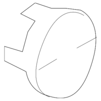 Genuine OE Honda Timing Cover Plug - 12513-P72-003