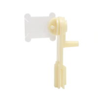 1pc String Winder and 120pcs Plastic Floss Bobbins Embroidery Floss Organizer Cross-Stitch Thread Holder Cards