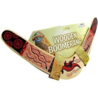 Rhode Island Novelty Wooden Boomerang Colors May Vary