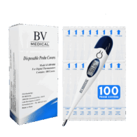 BV Medical Digital Thermometer with 100 Probe Covers