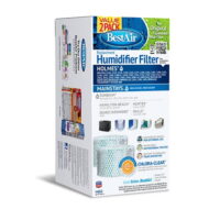 BestAir H62 Humidifier Replacement Wick Filter for Holmes Models 4.5' x 2.5' x 9.2'