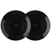 2 Pack Bathtub Stopper, 6 Inches Large Silicone Tub Stopper, Shower Drain Plug Sink Hair Stopper Flat Suction Drain Cover for Kitchen Bathroom and Laundry
