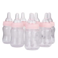 Baby Box Shower Gift Bottles Candy Feeder Bottle Style Mini  Babies Party Décor Boy Infant Newborn Nipples Fillable