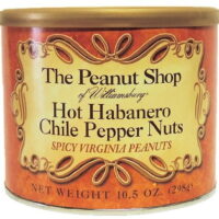 The Peanut Shop of Williamsburg Hot Habanero Chile Pepper Nuts, 10.5-Ounce Tin