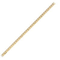 WESTCOTT Yardstick Ruler, 36', Wood, Imperial, Metal Ends, Tan