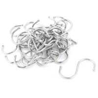 30pcs Utility Collection Hooks Stainless Steel S Shape Hooks Hangers
