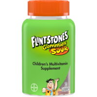 Flintstones Sour Gummies Kids Vitamins, Multivitamin for Kids, 70 Ct