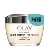 Olay Regenerist Shea Butter + Peptide 24 Hydrating Face Moisturizer, Anti-Aging Cream, 1.7 oz