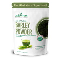 Alovitox Organic Barley Grass Juice Powder Antioxidant & Immune Boosting, Gluten-Free, Non-GMO 8oz