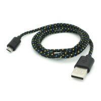 Black Braided 6ft Long USB Cable Rapid Charger Sync Wire Durable Data Sync Cord 8E for Amazon Fire HD 10 8, Kindle DX Fire HD 6 7 8.9 HDX 7 8.9 - LG G Pad 10.1 7.0 8.0 8.3 F 8.0 X8.3, Stylo 3, V10