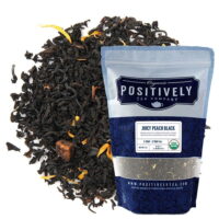 Positively Tea's Organic Juicy Peach Tea, Black Tea, Loose Leaf, 1 Pound Bag