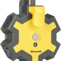 DEWENWILS Outdoor Extension Cord Power Adapter, Heavy Duty 5-Outlet Power Hub with Swivel Safety Covers