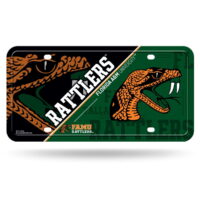 Florida A&M Rattlers 12x6 Metal License Plate Auto Tag