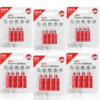Essential Circuit City 12 AA & 12 AAA High Performance Alkaline Batteries (24 Total)