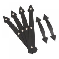 Peyan 6Pcs/Set Garage Door Magnetic Decorative Hardware Couch House Carriage Accents Faux Hinges Curb Appeal Decor Kit
