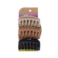 Planet Goody® Neutral Large Claw Clips, 3 CT