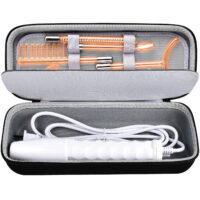 Case for NuDerma Signstek APREUTY FAZJEUNE NewWay Professional Clinical Portable Handheld High Frequency Skin Therapy Wand Machine, 6 Neon & Argon Wand (Only Box)