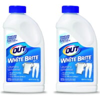 OUT White Brite Laundry Whitener Powder, 1 lb 12 oz, 2 Bottles
