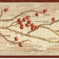 879887 Rosehip Garland Wallpaper Border HAH15171b