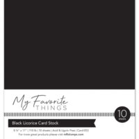 Black Licorice Card Stock