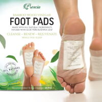 Prescia Detox Foot Pads 30 Pcs, Foot Detox Pads, Sleep Aid with Pain Relief, Revitalization, All Natural Organic Bamboo Vinegar Foot Care Patches to Remove Toxins, Herbal Scents
