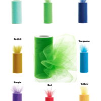 Craft and Party EXCLUSIVE SALES 10 Rolls 6 Inch X 25 yards Tulle