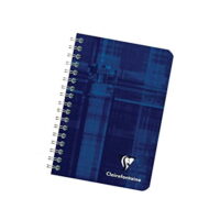 Clairefontaine Classic Wirebound Notebook 35' X 55' Ruled 90 Sheets Colors May Vary Pack Of 1 Notebook