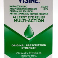 Visine-A Eye Allergy Relief For Redness & Itchy Eyes 2 Count Each