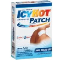 Icy Hot Topical Pain Relief, 5% Strength Menthol Patch 5 per Box, Chattem Inc, 41167000841 - Pack of 5