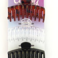 Goody Adult  Assorted Color Large Spiral Claw Clips - 3 Pcs