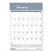 House of Doolittle Recycled Bar Harbor Wirebound Monthly Wall Calendar 8.5 x 11 2021 331HD